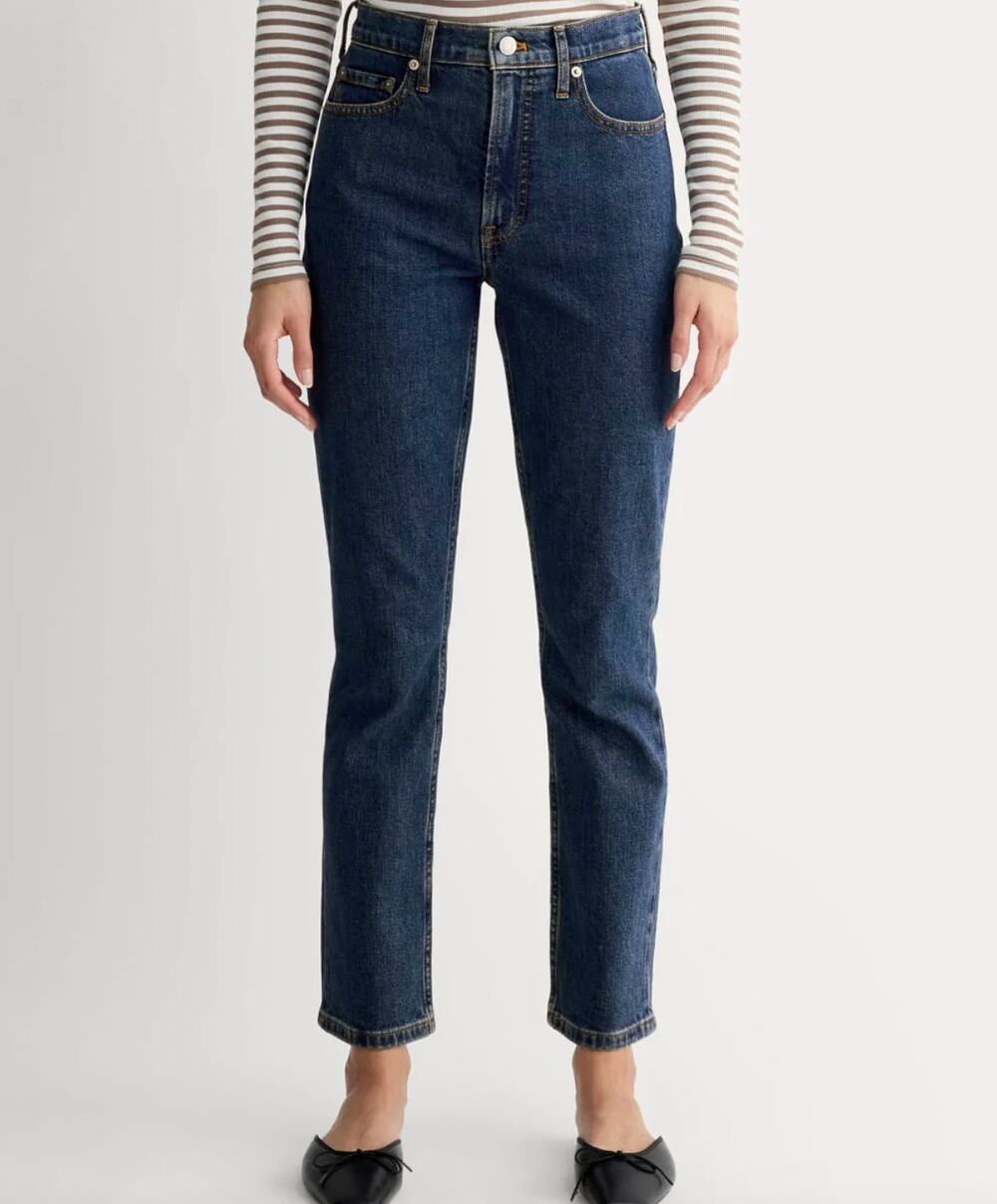 EVERLANE The Original Cheeky Jeans Dark Wash 25